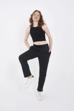 Unisex Üç İplik Basic Eşofman Pantolon - Görsel 3