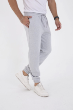 Unisex Kışlık Üç İplik Lastikli Eşofman Pantolon - Görsel 2