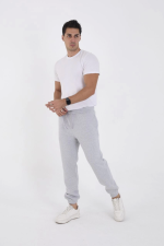 Unisex Kışlık Üç İplik Lastikli Eşofman Pantolon - Görsel 4
