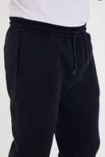 Unisex Kışlık Üç İplik Lastikli Eşofman Pantolon - Görsel 4