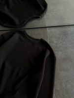 Kışlık Bisiklet Yaka Üç İplik Basic SweatShirt - Görsel 2