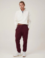 Oversize Yarım Farmuarlı Yakalı Basic SweatShirt - Görsel 2
