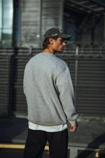 Kışlık Bisiklet Yaka Üç İplik Basic SweatShirt - Görsel 2