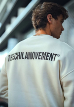 Kışlık Bisiklet Yaka Oversize Baskılı SweatShirt