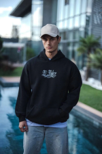 Üç İplik Penye Kapşonlu Baskılı SweatShirt