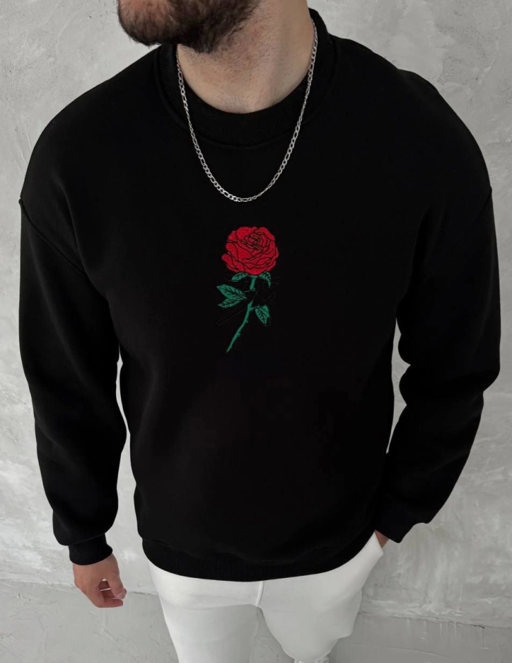 33ece192e9ee26d1d12d5cdb6bda57a8_81500-0.png Unisex Bisiklet Yaka Ön Ve Arka Baskılı SweatShirt - Görsel 1