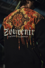 Oversize Bisiklet Yaka Baskılı SweatShirt - Görsel 2