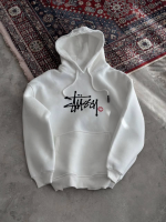 Üç İplik Kapşonlu Baskılı SweatShirt - Görsel 3