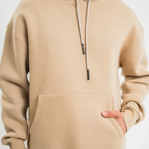 Unisex Double Oversize Kapşonlu Basic SweatShirt