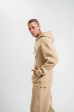 Unisex Double Oversize Kapşonlu Basic SweatShirt - Görsel 2