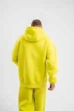 Unisex Double Oversize Kapşonlu Basic SweatShirt - Görsel 2