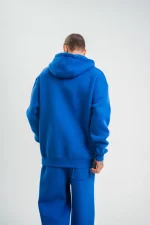 Unisex Double Oversize Kapşonlu Basic SweatShirt - Görsel 2