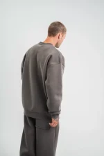 Uzun Kol Bisiklet Yaka Basic SweatShirt - Görsel 2