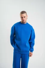 Uzun Kol Bisiklet Yaka Basic SweatShirt - Görsel 2