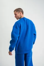 Uzun Kol Bisiklet Yaka Basic SweatShirt - Görsel 3