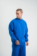 Uzun Kol Bisiklet Yaka Basic SweatShirt - Görsel 4