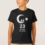 23 Nisan Çocuk Bayramı Baskılı Özel T-shirt