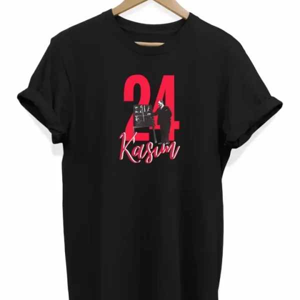 24 Kasım Öğretmenler Günü Baskılı Unisex T-shirt