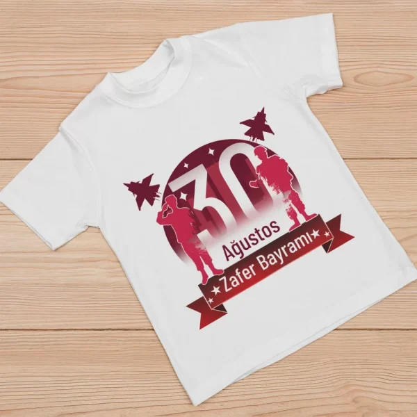 30 Ağustos Unisex Baskılı T-shirt