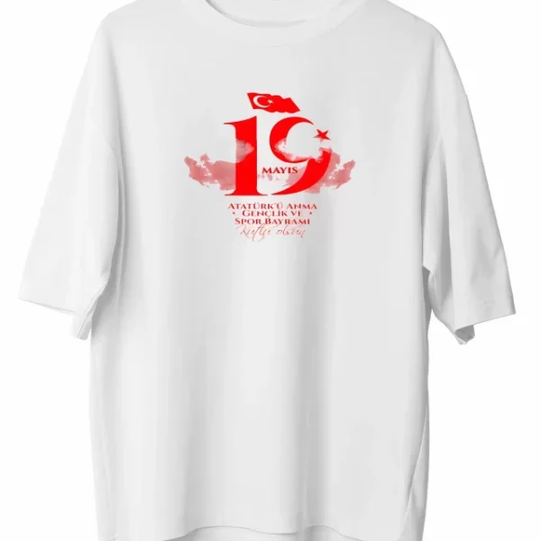 19 Mayıs Unisex Baskılı T-shirt