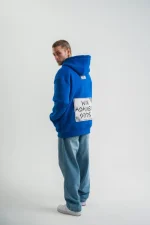 Unisex Kapşonlu Uzun Kol Patchli Nakışlı SweatShirt