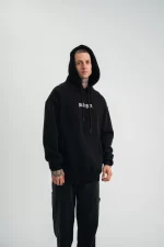 Kapşonlu Double Oversize Dijital Patchli SweatShirt - Görsel 4