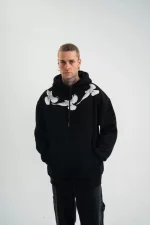Unisex Uzun Kol Bisiklet Yaka Yıkamalı SweatShirt