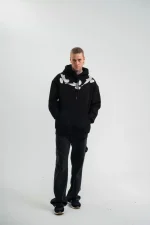 Unisex Uzun Kol Bisiklet Yaka Yıkamalı SweatShirt - Görsel 2