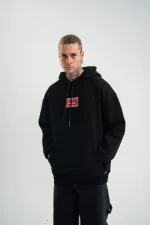 POLIZEI Premium Kalite Unisex Kapşonlu Dijital Patchli SweatShirt