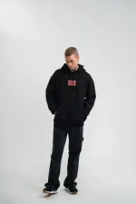 POLIZEI Premium Kalite Unisex Kapşonlu Dijital Patchli SweatShirt - Görsel 2