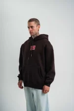 POLIZEI Premium Kalite Unisex Kapşonlu Dijital Patchli SweatShirt - Görsel 3