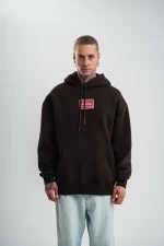 POLIZEI Premium Kalite Unisex Kapşonlu Dijital Patchli SweatShirt - Görsel 4
