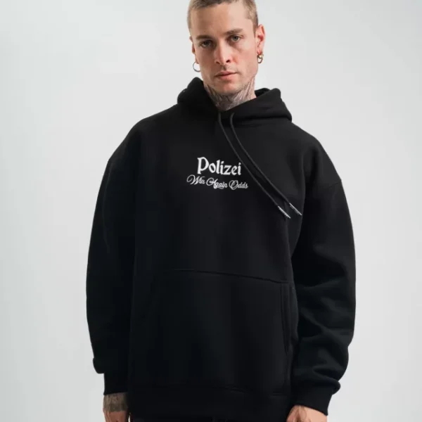 POLIZEI Premium Kalite Kapşonlu Dijital Patchli SweatShirt
