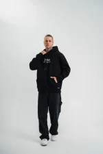 POLIZEI Premium Kalite Kapşonlu Dijital Patchli SweatShirt - Görsel 2