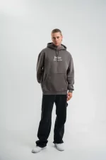 POLIZEI Premium Kalite Kapşonlu Dijital Patchli SweatShirt - Görsel 4