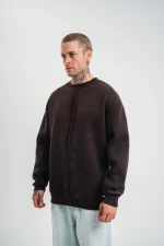 POLIZEI Premium Kalite Bisiklet Yaka Yıkamalı SweatShirt