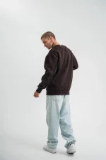 POLIZEI Premium Kalite Bisiklet Yaka Yıkamalı SweatShirt - Görsel 3