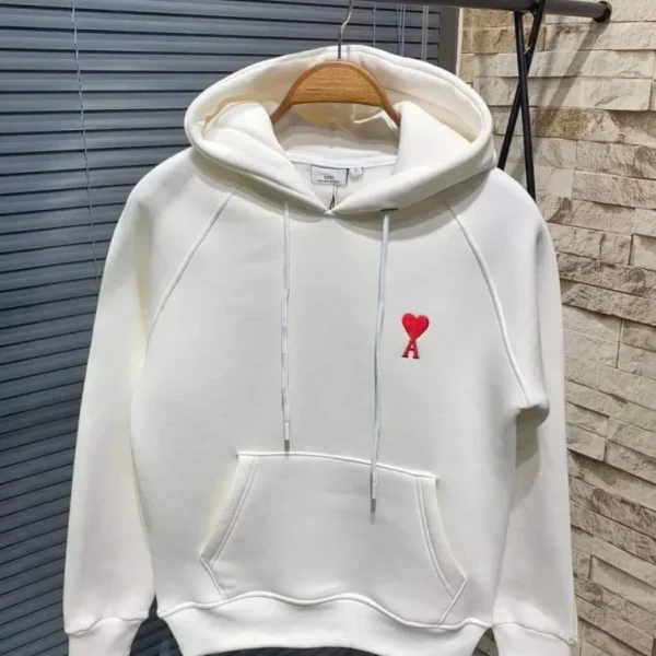 Unisex Kapşonlu Baskılı Sweetshirt