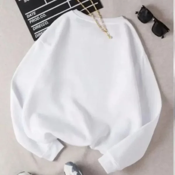 Üç İplik Biskilet Yaka Basic SweatShirt