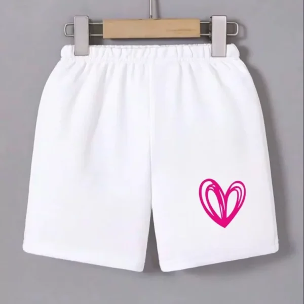 Beli Lastikli Baskılı Mini Şort