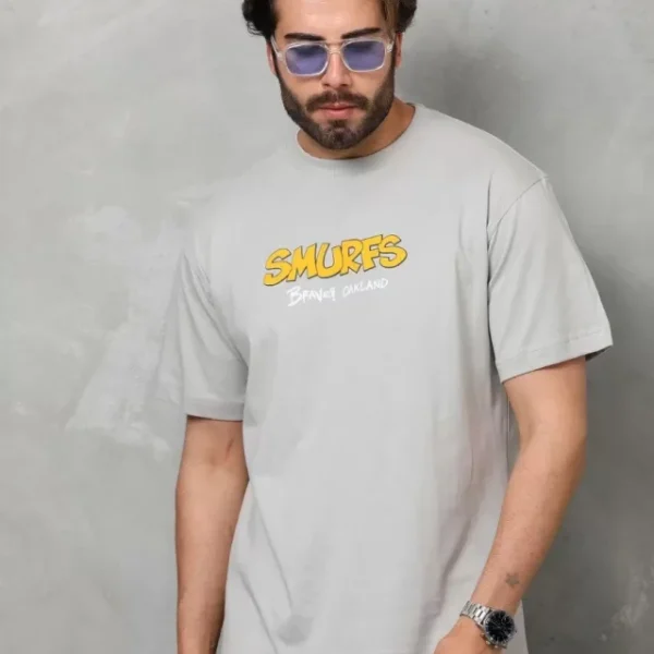 Unisex Basic Bisiklet Yaka Oversize T-Shirt