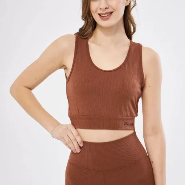 Fitilli Baskılı Crop