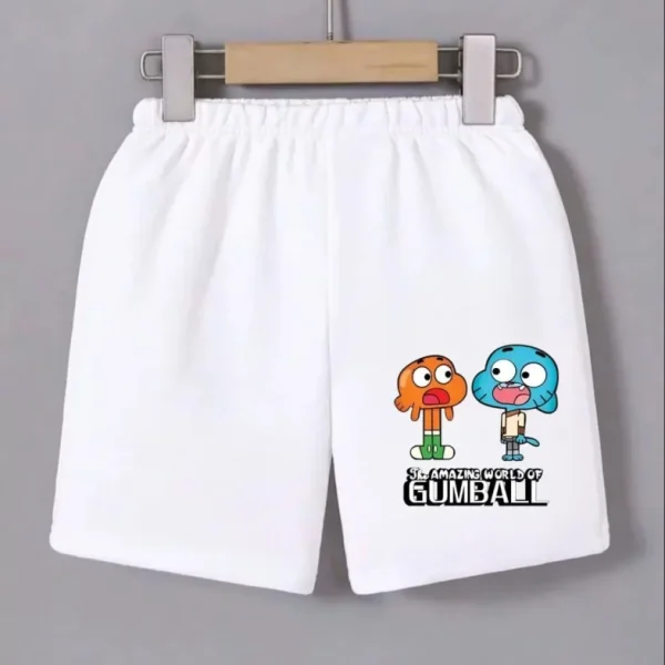 Beli Lastikli Baskılı Mini Şort