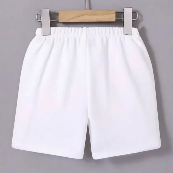 Beli Lastikli Mini Düz Şort