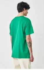 Unisex Düz Biskilet Yaka Oversize T-shirt - Görsel 2