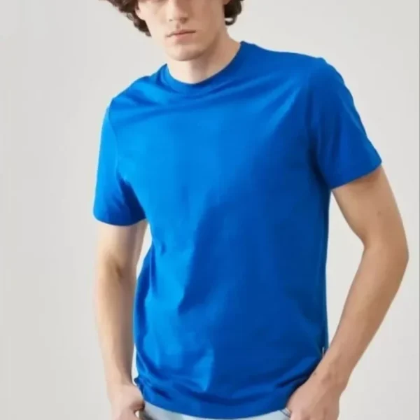 Unisex Düz Biskilet Yaka Oversize T-shirt
