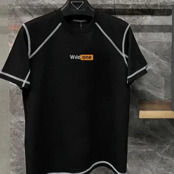Unisex Dikişli Baskılı Oversize T-Shirt