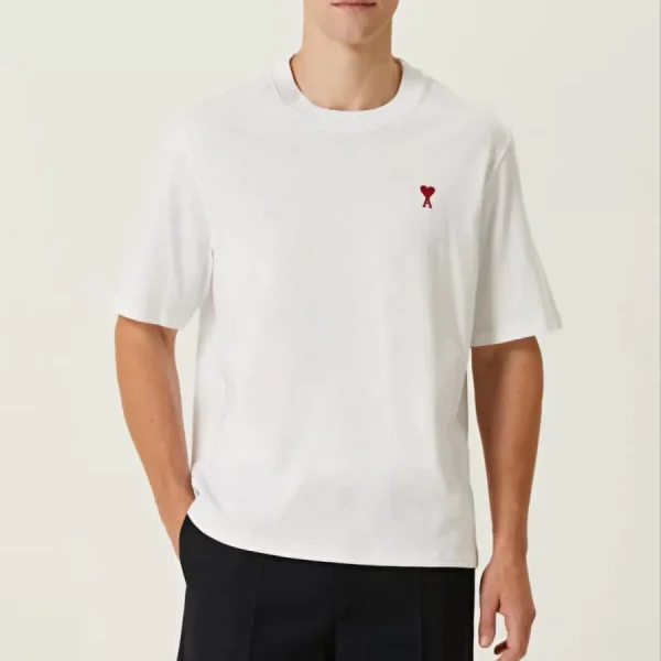 Unisex Bisiklet Yaka Baskılı Oversize T-Shirt