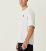 Unisex Bisiklet Yaka Baskılı Oversize T-Shirt - Görsel 2
