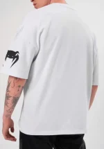 Unisex Bisiklet Yaka Baskılı Oversize T-Shirt - Görsel 3